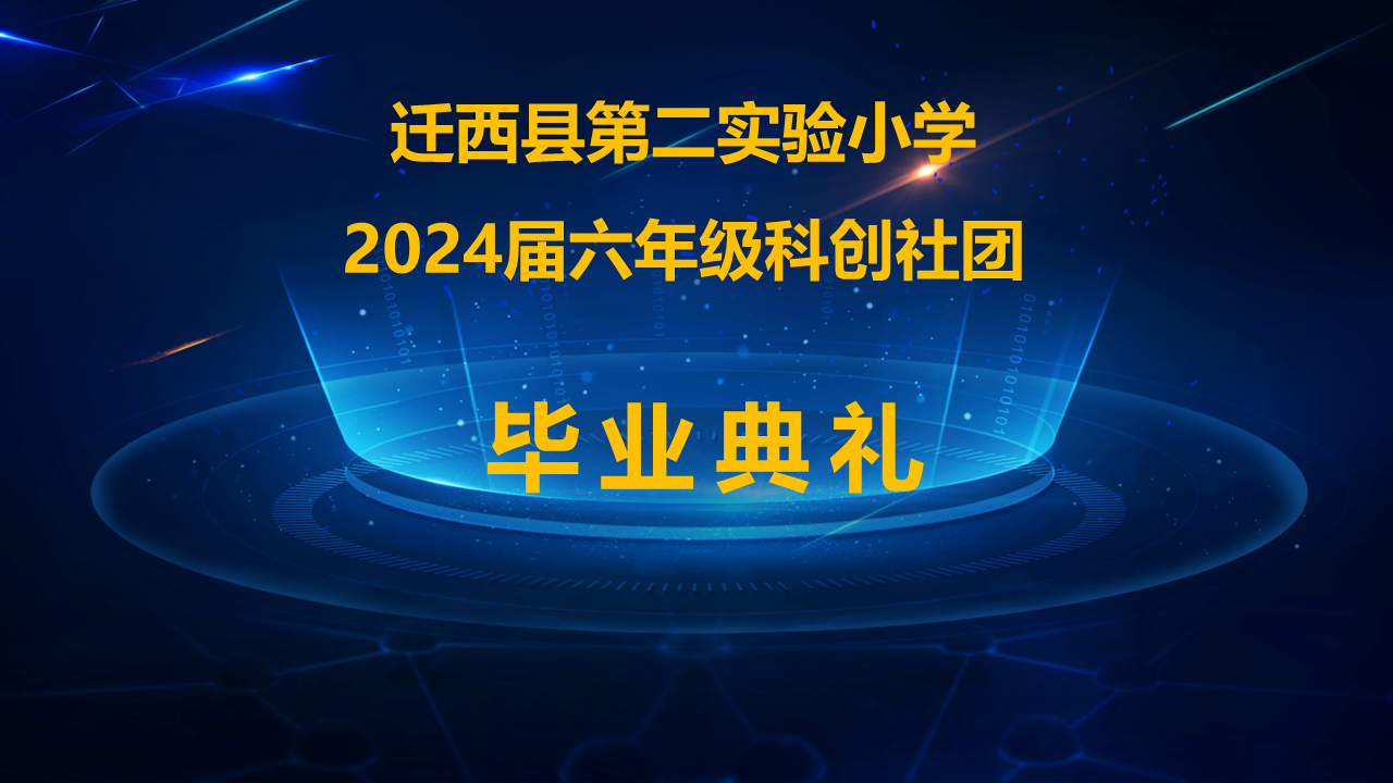 小学2024届六年级科创社团毕业典礼